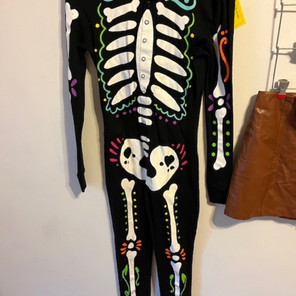 Skeleton onesie